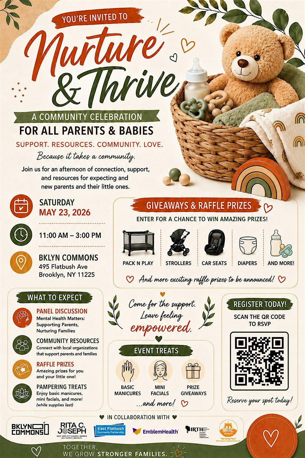 Community Baby Shower: Nurture & Thrive, 495 Flatbush Ave, Brooklyn, 23 ...