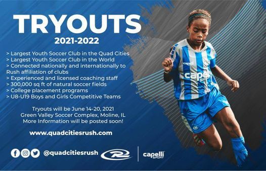 Tryouts 2021 2022 Green Valley Sports Complex Moline June 14 To June 20 Allevents In Moline Soccer Tournament 2022