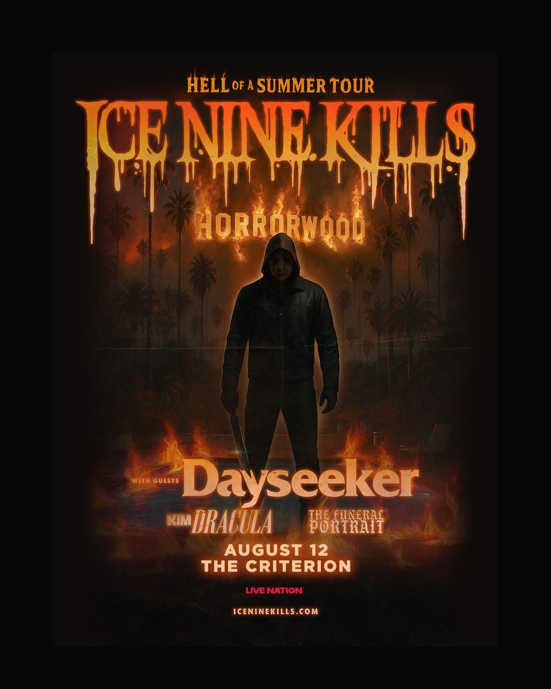 Ice Nine Kills: Dayseeker, Kim Dracula & More, Hell of a Summer Tour in Oklahoma City, 12 August | AllEvents