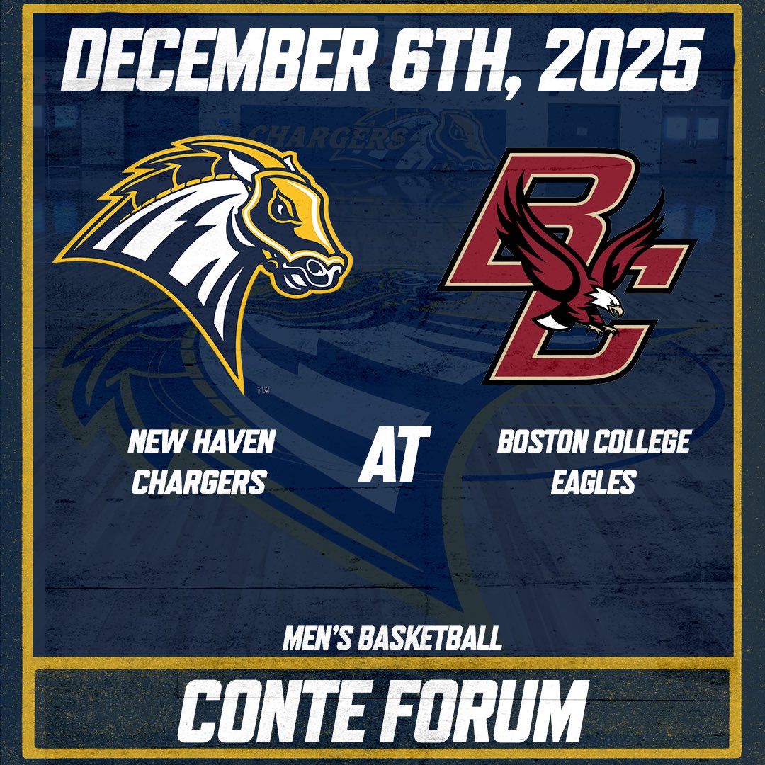 New Haven Chargers at Boston College Eagles Mens Basketball at Conte Forum, 6 December | Event in Chestnut Hill