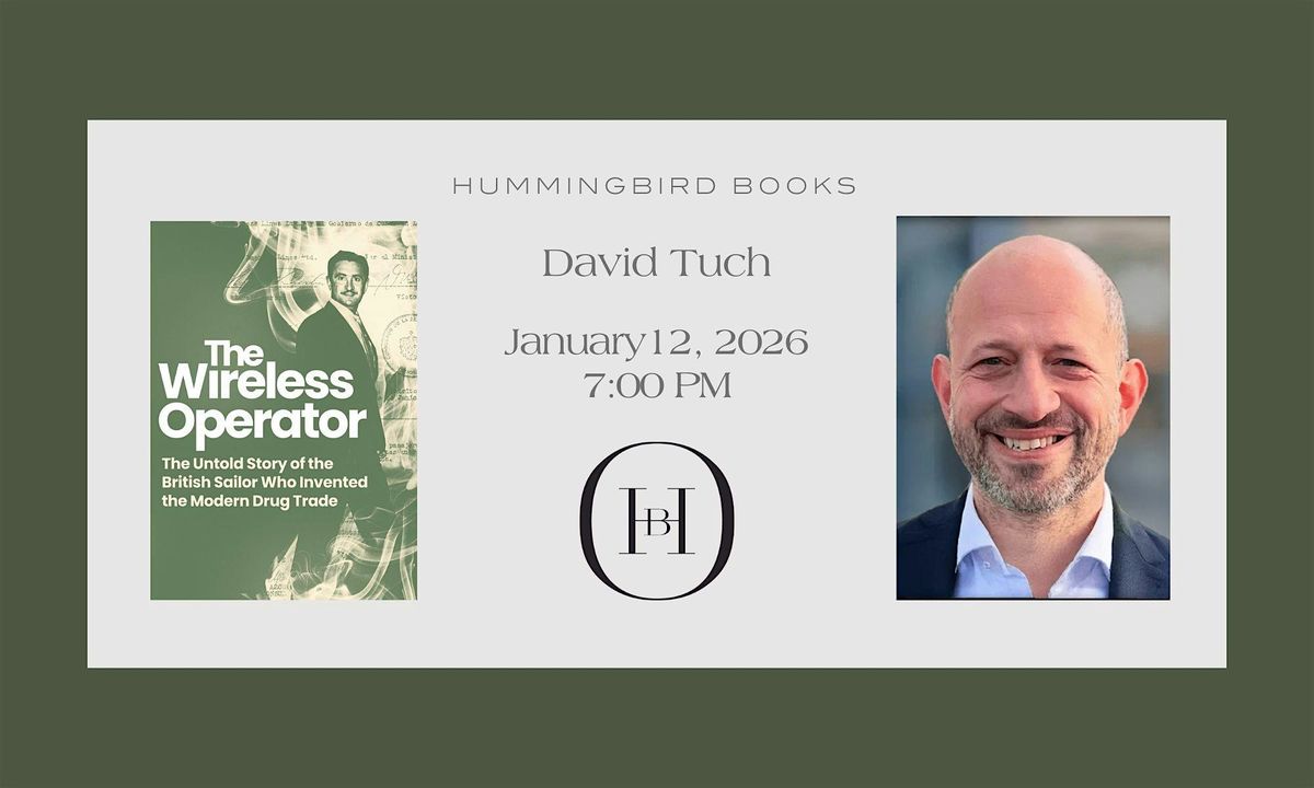 An Evening with David Tuch, 12 January | Event in Newton | AllEvents