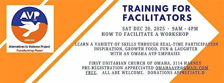 How To Be A Facilitator, 20 December | Event in Omaha | AllEvents