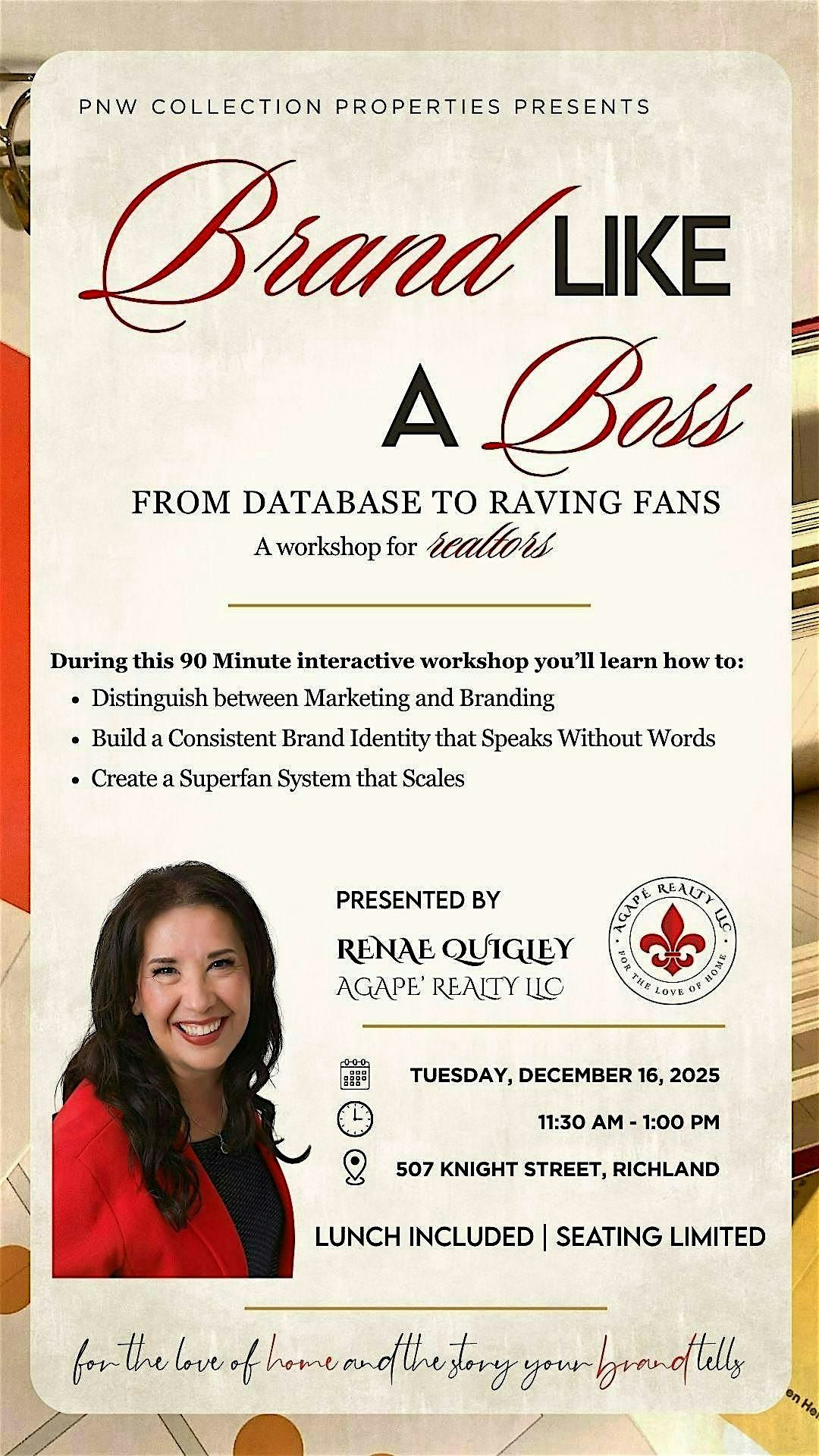 Brand Like a Boss: From Database to Raving Fans, 16 December | Event in Richland | AllEvents