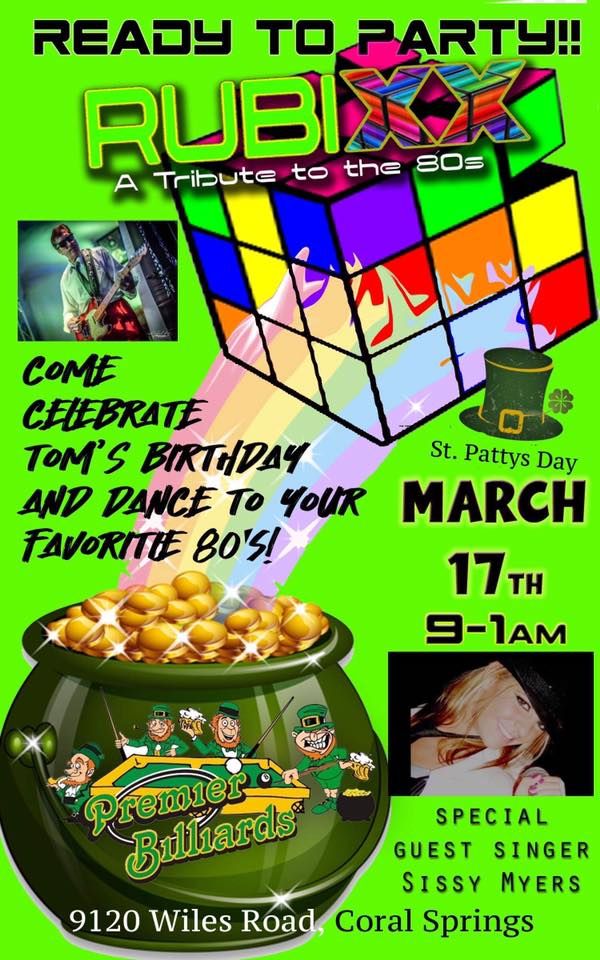 Rubixx hosts St Patricks Day at Premier Billiards, Premier Billiards