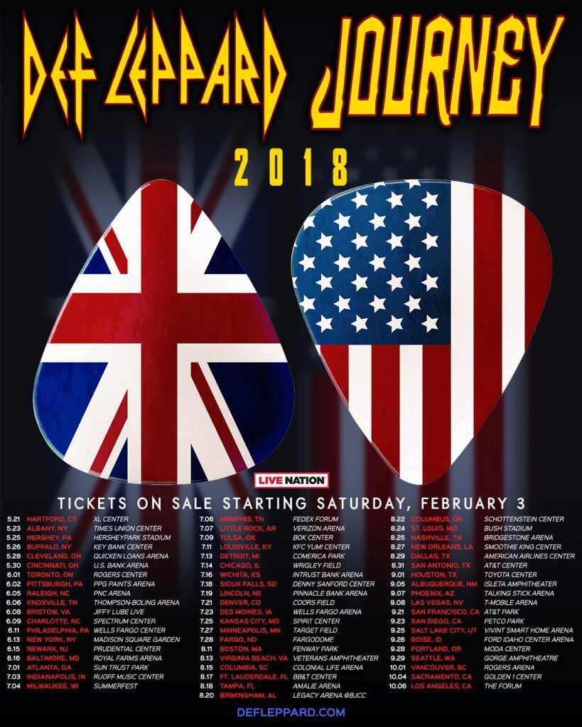 Def Leppard Guadalajara Tickets, Arena VFG, Guadalajara, 21 October ...