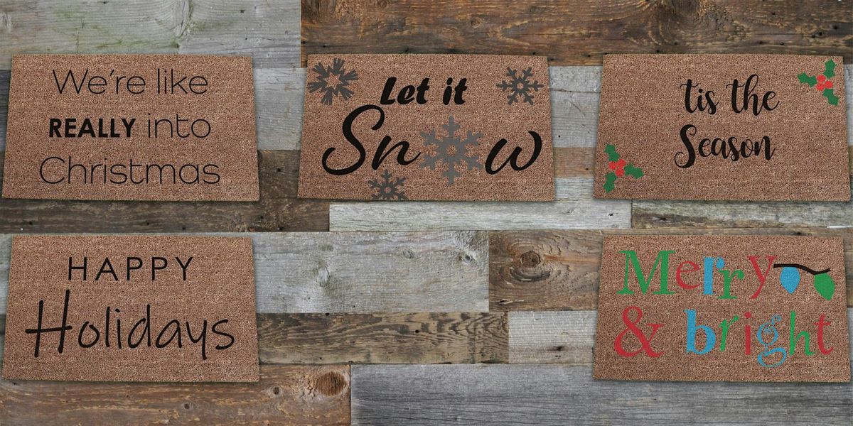 Holiday doormat painting class at The Vineyard at Hershey, 14 December | Event in Middletown | AllEvents