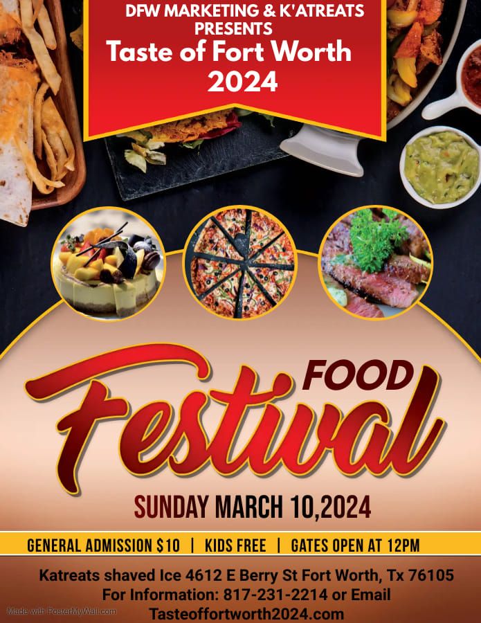 TASTE OF FORT WORTH FOOD FESTIVAL , Ka'Treats Shaved Ice, Fort Worth