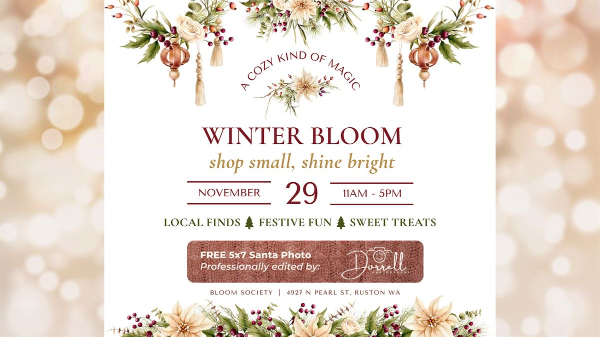 Winter Bloom, 29 November | Event in Ruston | AllEvents