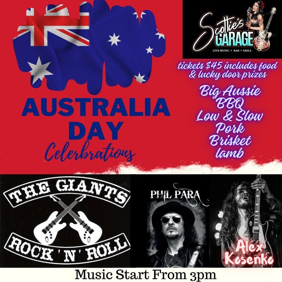 Australia Day BluesBooze & BBQ The Giants Featuring Alex Kosenko