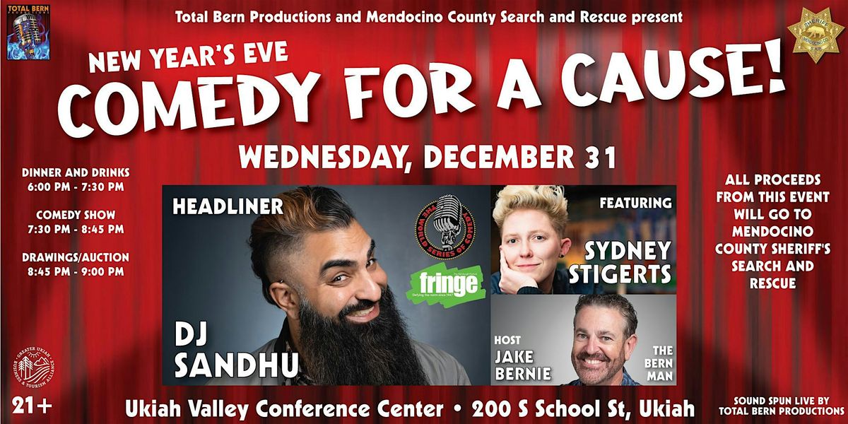 Mendocino County Search and Rescues New Years Eve Comedy for a Cause