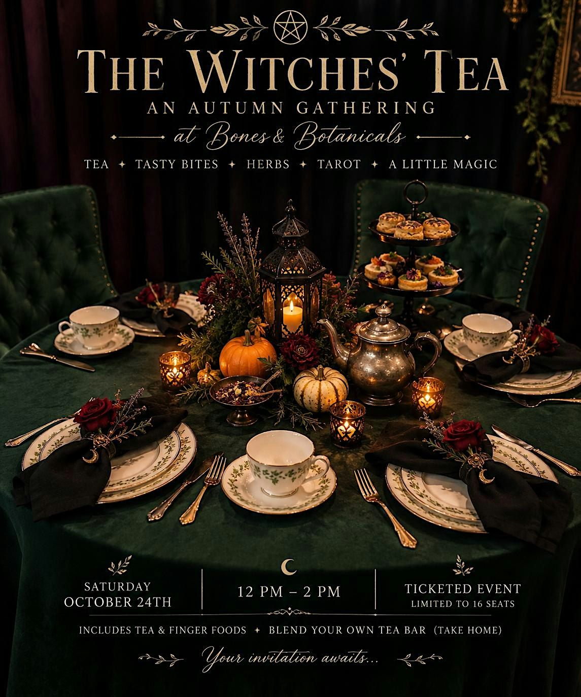 The Witches Tea, Bones & Botanicals, Wallingford, 24 October 2026 ...