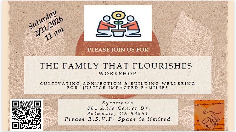 THE FAMILY THAT FLOURISHES, 21 February | Event in Palmdale | AllEvents