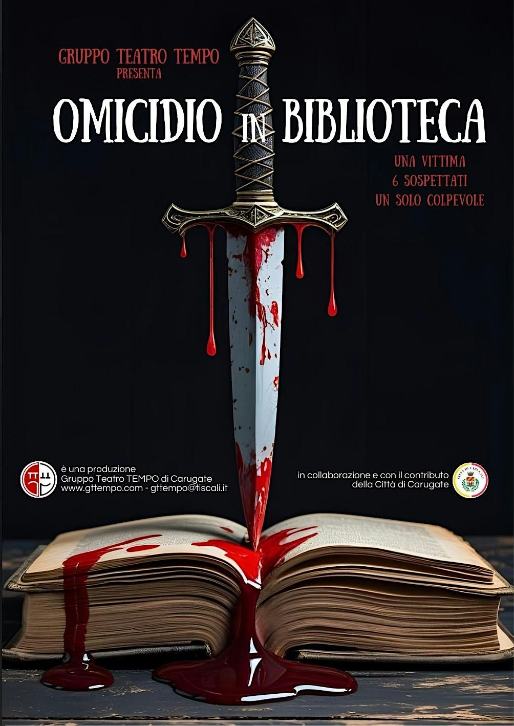 Omicidio in Biblioteca, 29 May | Event in Carugate | AllEvents