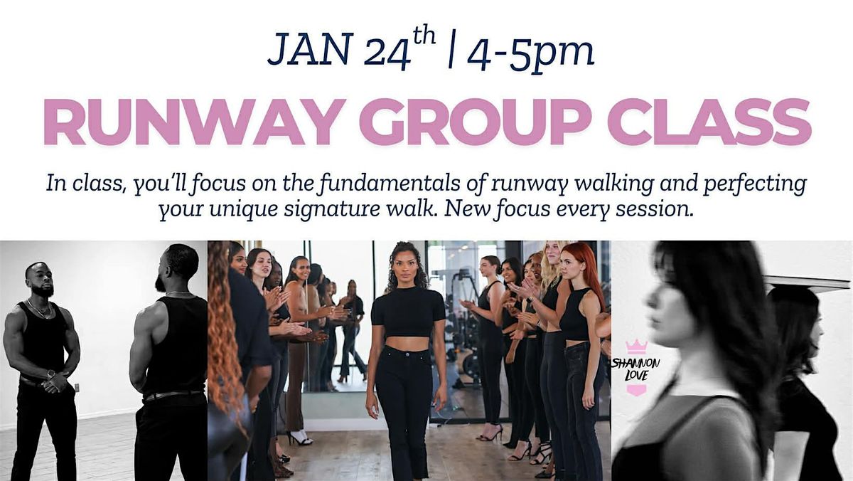Runway Group Class - Jan 24th 2026, 24 January | Event in Chandler | AllEvents