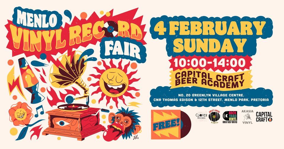 Menlo Vinyl Record Fair, Capital Craft, Pretoria, February 4 2024