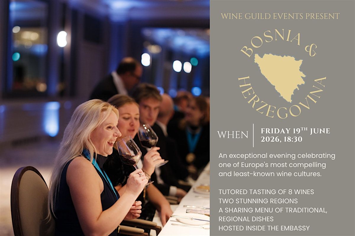 Attend Balkans Uncorked: Wines of Bosnia and Herzegovina in London on June 19, 2026 | AllEvents Attend Balkans Uncorked: Wines of Bosnia and Herzegovina in London on June 19, 2026 | AllEvents