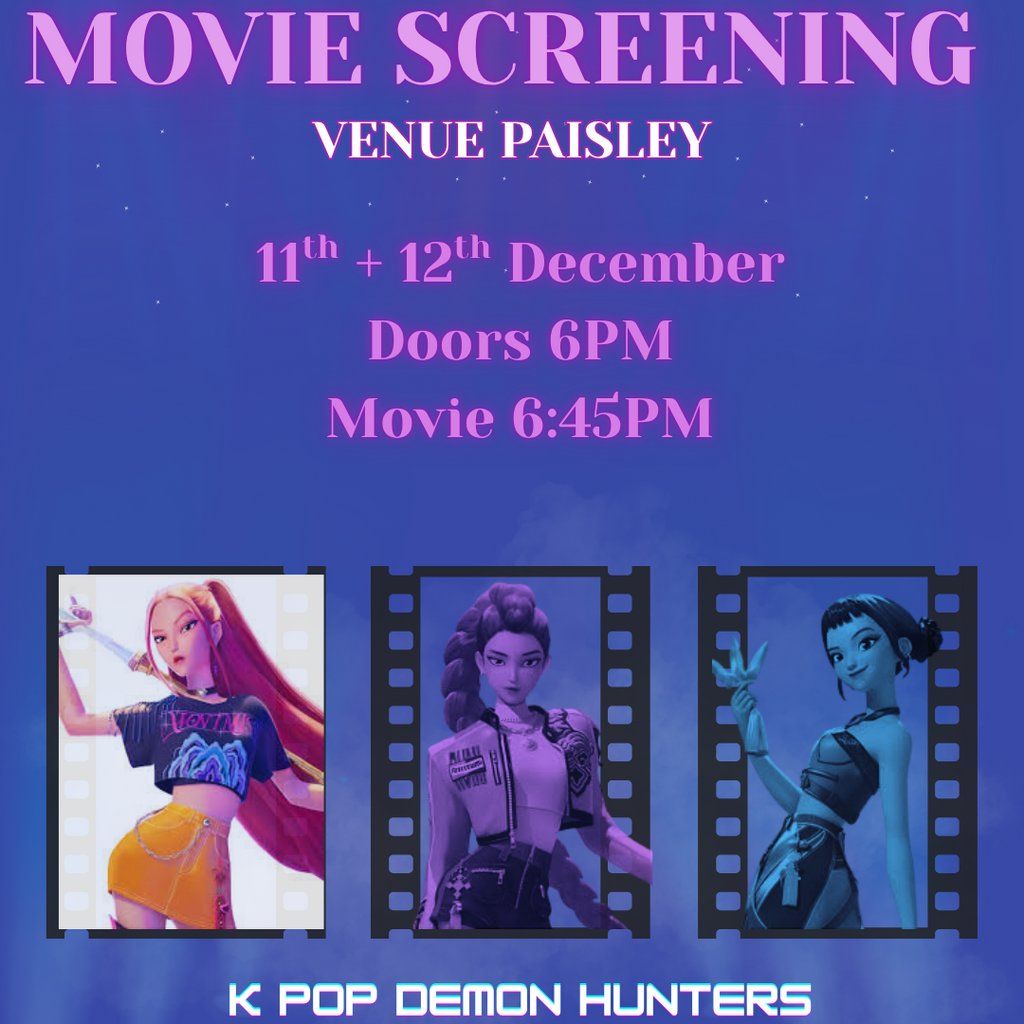 Movie Screening K POP, 11 December | Event in Paisley | AllEvents