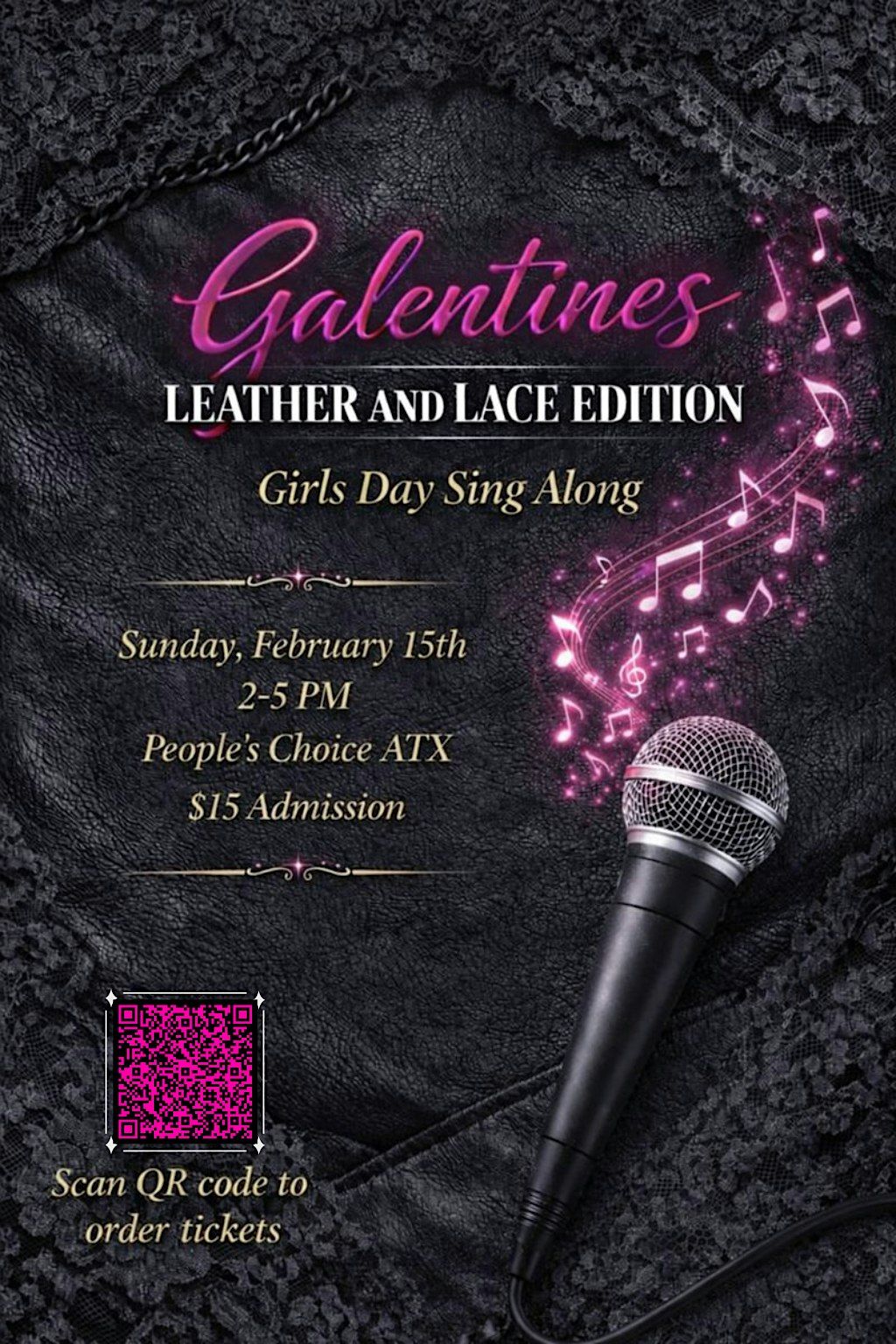 Galentine’s: Leather & Lace Edition – Girls Day Sing Along Brunch, 7408 ...