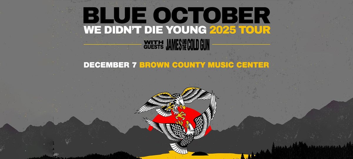 Blue October with James and the Cold Gun, 15 December | Event in Las Vegas | AllEvents