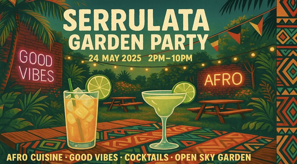 Serrulata Afro Secret Garden Party, 24 May | Event in Southampton | AllEvents