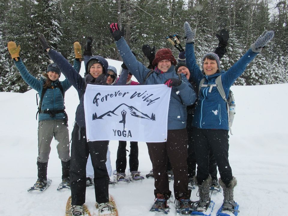 Yoga & Snowshoe Retreat, Forever Wild Yoga, Brunswick, February 3 to