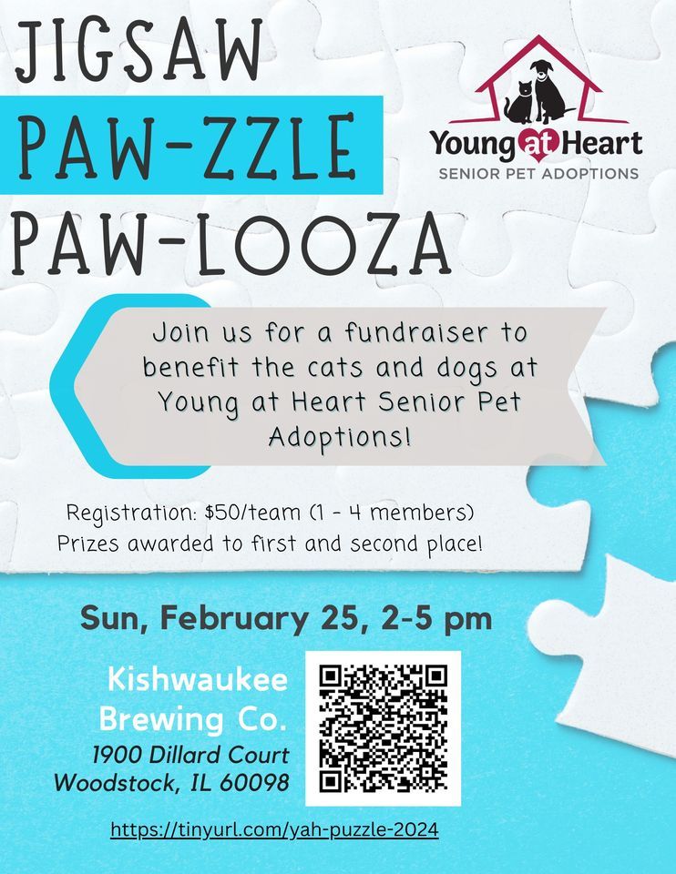 JIGSAW PAWZZLE PAWLOOZA, Kishwaukee Brewing Company, Woodstock