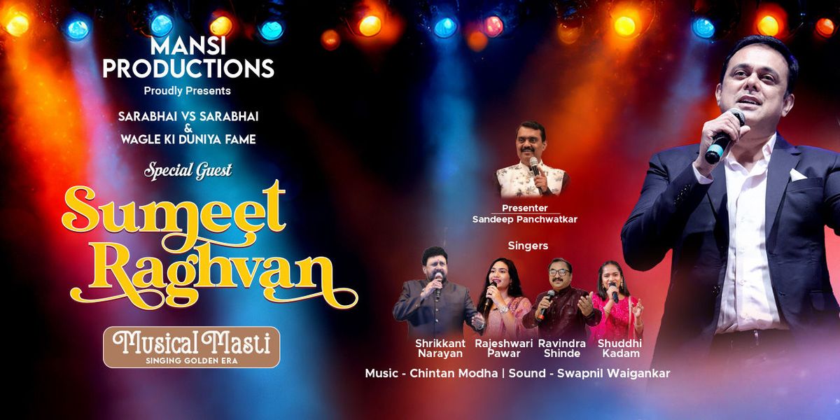 Musical Masti with Sumeet Raghvan, 6 December | Event in Mumbai | AllEvents