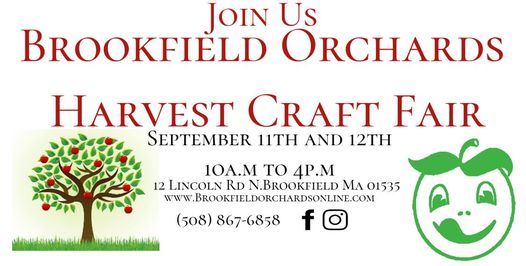 Harvest Craft Fair Brookfield Orchards North Brookfield September 11 To September 12 Allevents In Brookfield Orchard Craft Fair 2022