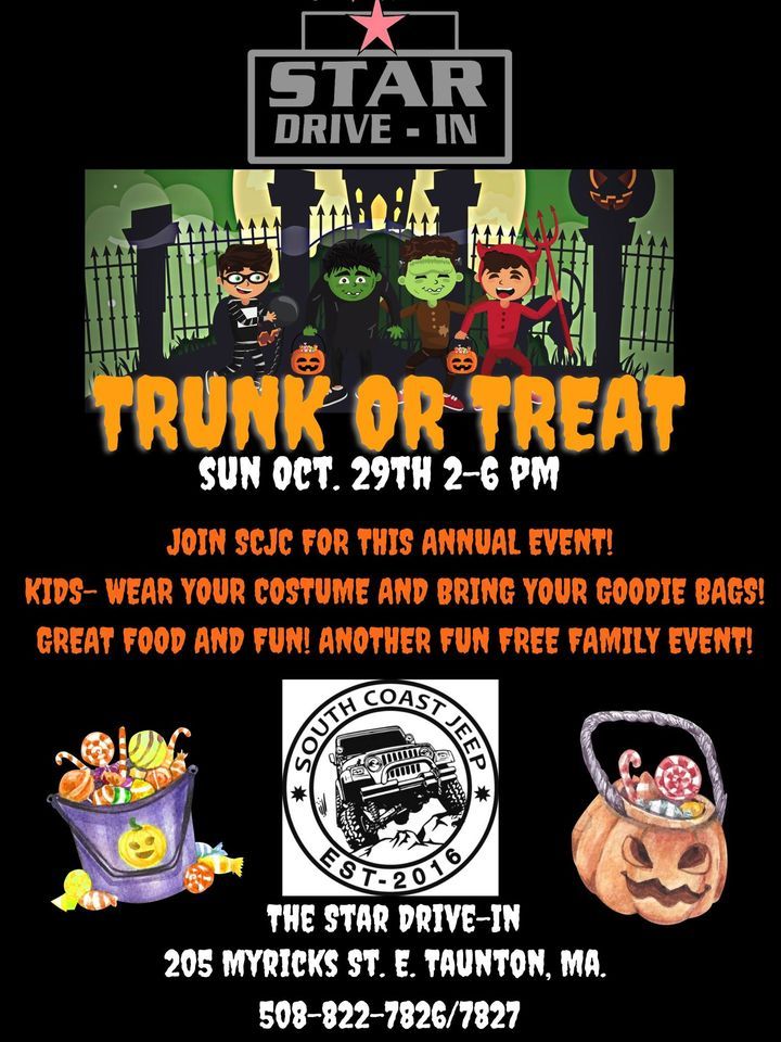 Annual South Coast Jeep Club Trunk or Treat, The Star DriveIn, Taunton