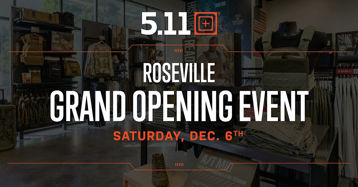 ROSEVILLE GRAND OPENING, 6 December | Event in Roseville | AllEvents