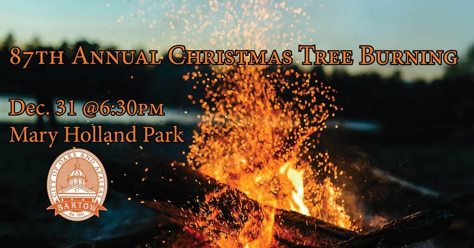 87th Annual Christmas Tree Burning, Mary Holland Park, Bartow, December