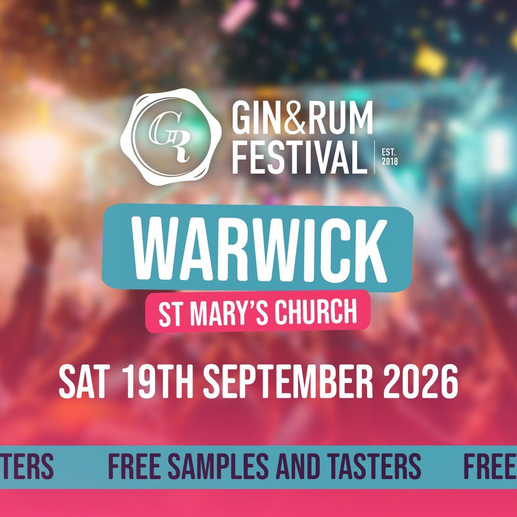 Gin & Rum Festival - Warwick - 2026, 19 September | Event in Warwick | AllEvents
