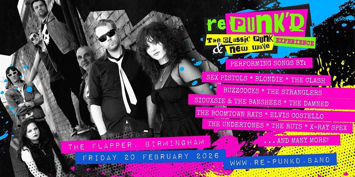rePunK'd – The Flapper, Birmingham, 20 February | Event in Birmingham | AllEvents