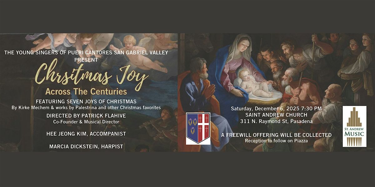 Christmas Joy Across the Centuries, 6 December | Event in Pasadena | AllEvents