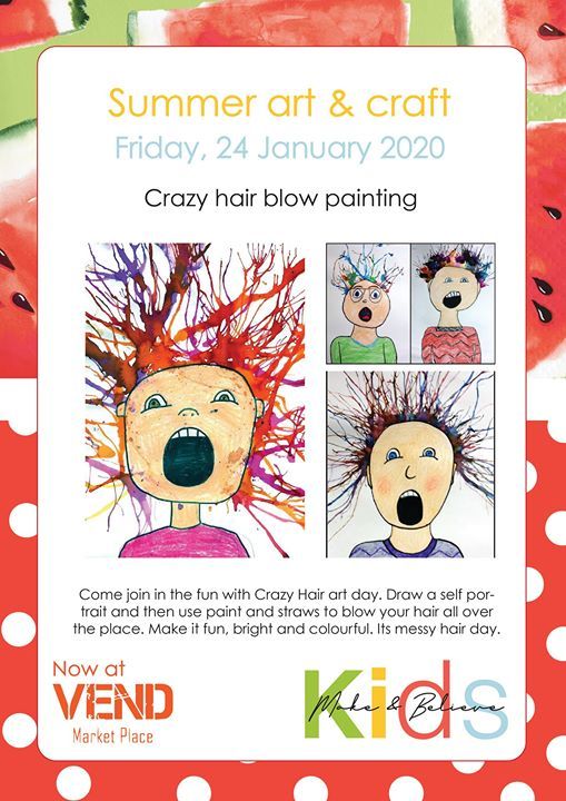 Crazy hair blow art, VEND Market Place, Greenhouse and Cafe, Virginia