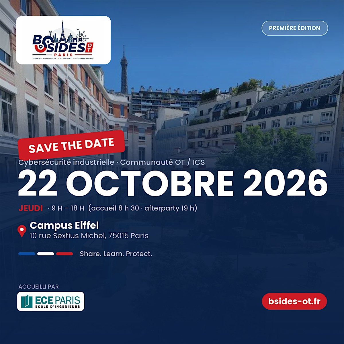 BSides ICS/OT Paris 2026, 10 Rue Sextius Michel, Paris, 22 October 2026 ...