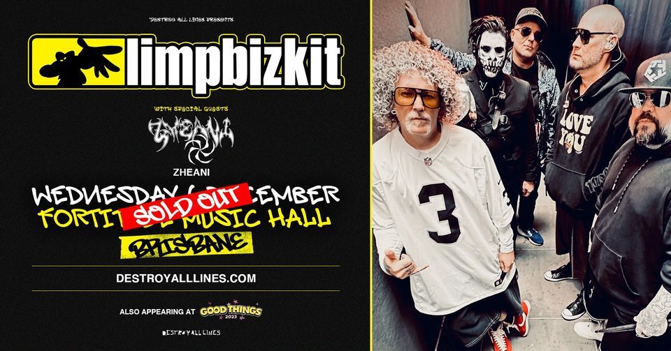 Limp Bizkit // Brisbane // Good Things Festival Sideshow // The Fortitude Music Hall, The
