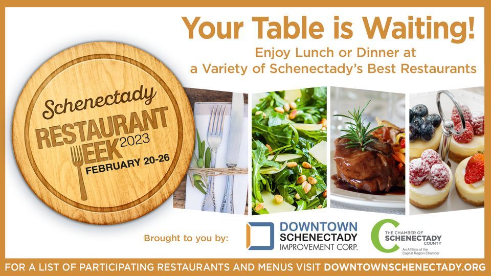 2025 Schenectady Restaurant Week, Downtown Schenectady Improvement