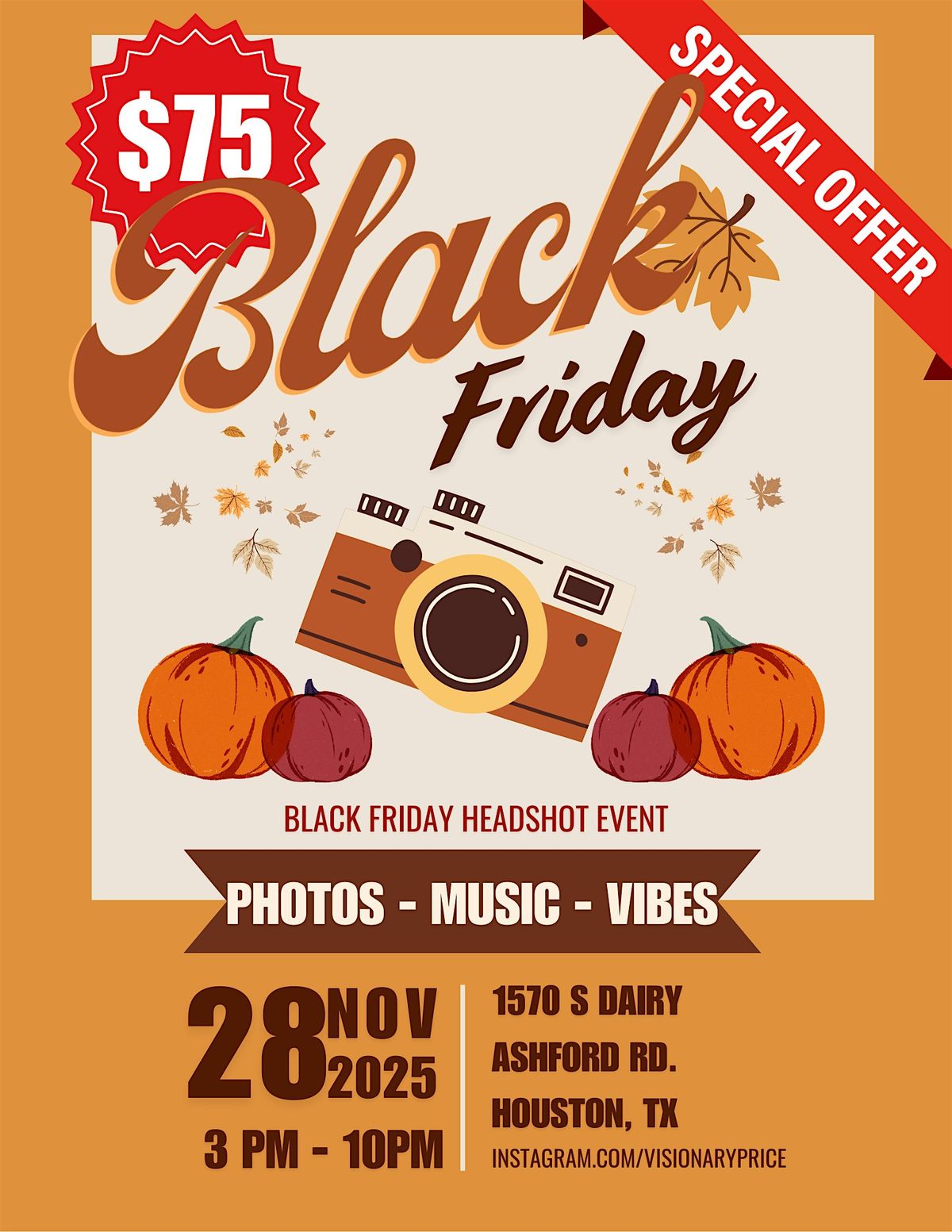 Black Friday Headshot Expo | Event in Houston | AllEvents