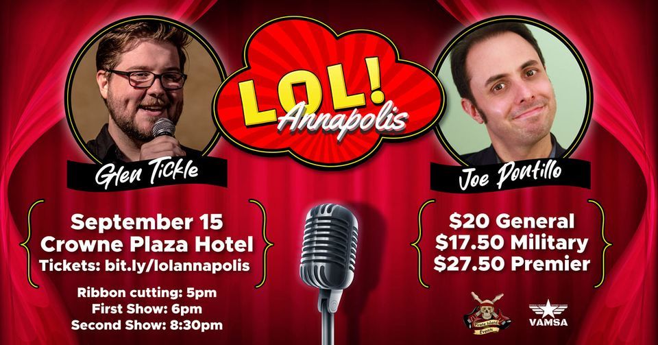 LOL Annapolis Comedy Night, Crowne Plaza Annapolis, 15 September 2023