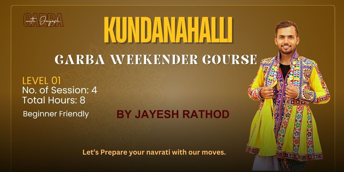 Garba Weekender Course with Jayesh Rathod, 6 July | Event in Bangalore | AllEvents