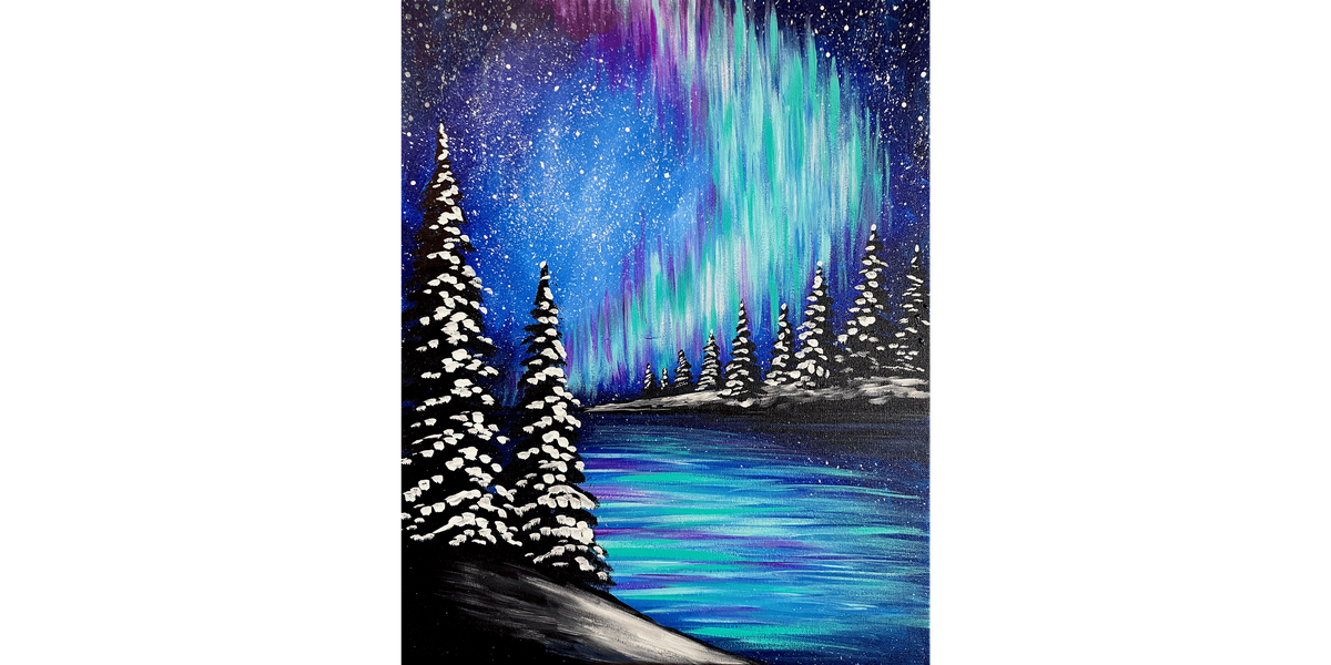 Electric Winter - Paint and Sip in Houston | Classpop!™, 30 January | Event in Katy | AllEvents