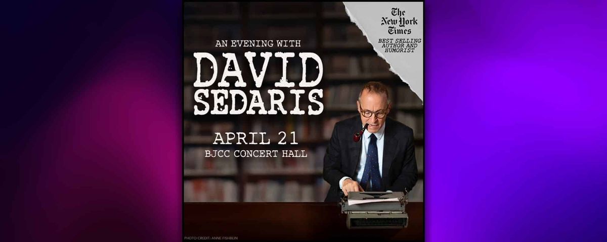 David Sedaris at Germantown Performing Arts, 22 April | Event in Germantown | AllEvents