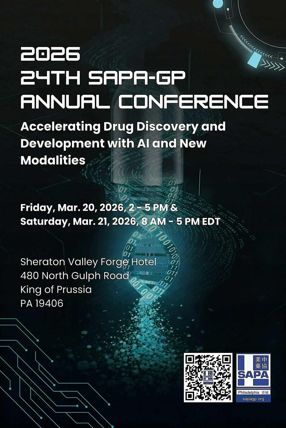 2026  SAPA-GP 24th Annual Conference, 20 March | Event in King of Prussia | AllEvents