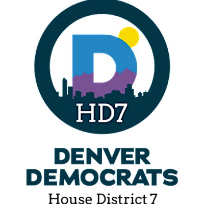 Democratic Party of Colorado's 7th House District logo