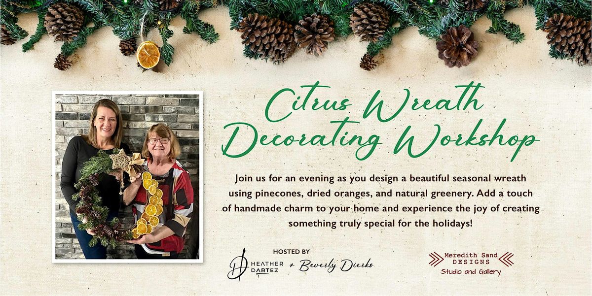 Citrus Wreath Decorating Workshop, 10 December | Event in Orlando | AllEvents