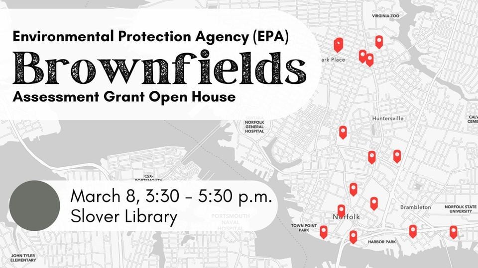 EPA Brownfields CommunityWide Assessment Open House, Slover Library