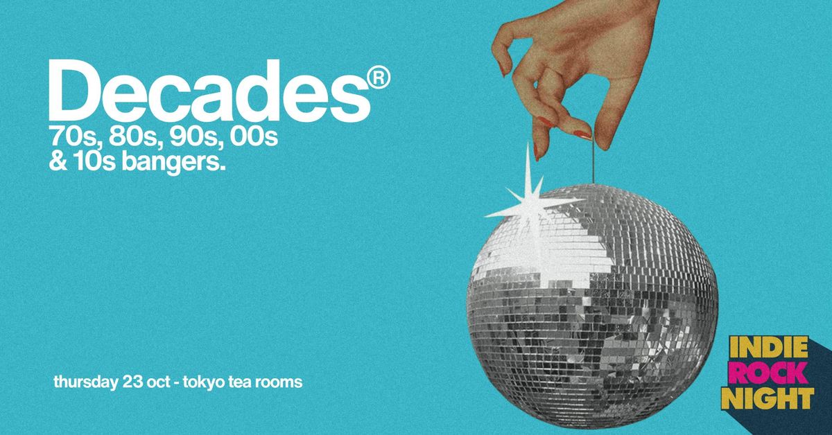 Indie Rock Night ∙ DECADES (70s, 80s, 90s, 00s, 10s) *10 £3 TICKETS LEFT*, 23 October | Event in Canterbury
