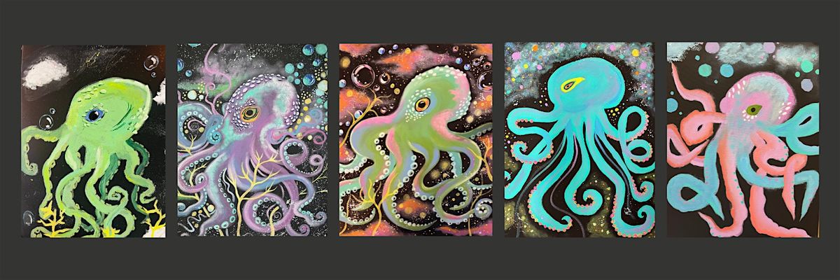 Paint Night for Adults_Osgoode Legion, Osgoode ON_COSMIC OCTOPUS, 11 March | Event in Ottawa | AllEvents