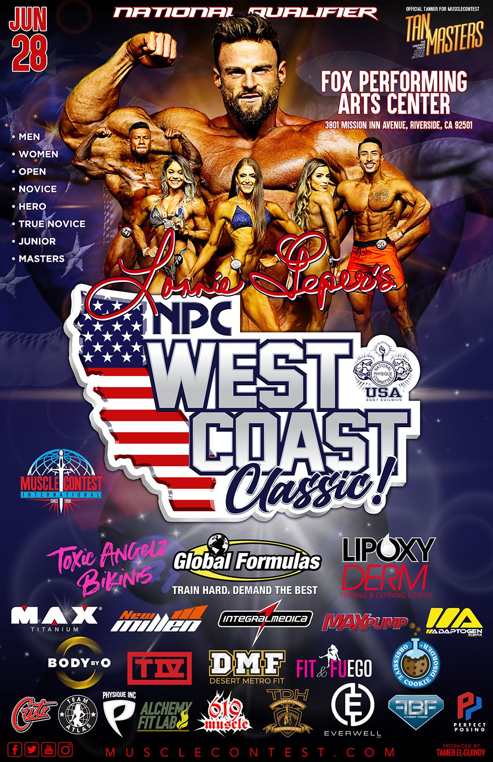 NPC West Coast Classic 2025 - Finals at Fox Performing Arts Center, 28 June | Event in Riverside | AllEvents